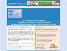 Tablet Screenshot of hothoneyforme.com